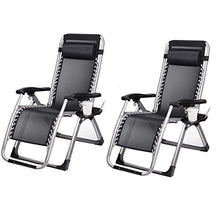 Lettino prendisole pieghevole sedie da giardino Set di 2 sedie pieghevoli reclinabili sdraio, ufficio giardino sedia reclinabile spiaggia | Sedia a sdraio pieghevole Siesta | Sedia da spiaggia reclina