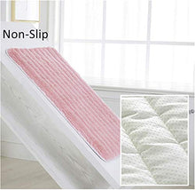 Sincere - Cuscini per sedile con finestra a baia, in peluche, misura corta, antiscivolo, per interni, per divano, tatami, per finestra, balcone, davanzale, panchina (grigio scuro, 88,9 x 160 cm)