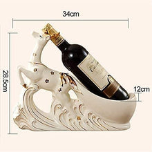 N/Z Arredamento per la casa Artigianato Decorazione Creativo Portabottiglie Decorazione Soggiorno Armadietto del Vino Europeo Decorazione in Ceramica Mestiere dei Cervi