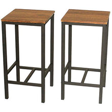 yelloo MOD. Ibiza Set 2 SGABELLI Marrone Sgabelli Alti Sgabelli da Bar Sgabelli Bar Cucina Mobili Bar Salotto