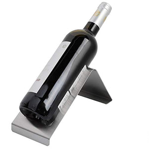 HERCHR Portabottiglie Vino,Porta Bottiglie da Vino Portabottiglie Frigo Porta Vino Champagne in Acciaio Inossidabile per Singolo Bottiglie
