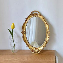 dhcsf Specchio per vanità Desktop Specchio da Bagno Specchio per Il Bagno ad Alta Definizione Lente d'Ingrandimento Adatta per la Camera da Letto da Tavolo da Letto