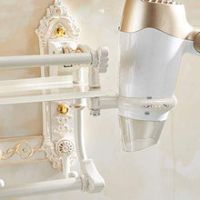 Great Coat Ganci, Parete Mensole alluminio dello spazio pieghevole Bagno rack di stoccaggio con il gancio, stelo portasciugamani, non Fade multifunzione Cosmetic rack di stoccaggio, Tieni la grande vi