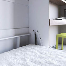 SMARTBett Letto a Scomparsa Basic Letto Ribaltabile Letto a Muro (90x200 Verticale, Bianco)