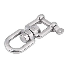 Grillo girevole Dispositivo di grillo rotante per ancoraggio a scatto in acciaio inossidabile 304 resistente all'anello girevole per sollevamento(10mm)