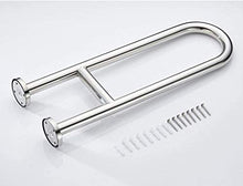 Maniglioni da Bagno Bagno Grab Bar Anziani Antiscivolo con Sedia a rotelle Bagno corrimano di Sicurezza Ferro di Cavallo Ringhiera Vasca da Bagno Balance Assist Bar Accessori da Bagno (Size : 60cm)