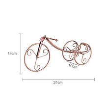 MCBODOG Porta Vino controsoffitto Portavolo Vino Bottiglia di Vino Display Stand Storage Bronzo Metallo Bicicletta Bicicletta Portavolo Home Bar Ristorante Decoratio