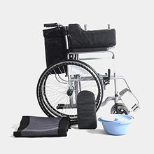 Carrozzine Semoventi, Transito Portatile Pieghevole Portatile Leggero Uomo Anziano, con Padella Trolley Casa Disabili Scooter Trolley Scooter Anziani/Disabili A