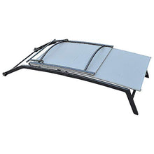 2X Lettino Prendisole Da Giardino Regolabile In 5 Posizioni 193 X 59 Cm Lettino Da Giardino E Piscina in Alluminio Con Rotelle Trasportabile E Pieghevole Tessuto Textilene Resistente Di Colore grigio