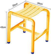 Sgabello per Doccia Sgabello da doccia Sedia da doccia Bagno Bagno WC Old People Disabilities Bathroom Acciaio inox Panche antiscivolo Sgabello da bagno Sgabello da bagno Sedia da bagno (Colore: Bianc