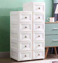 5 Cassetto, Bianco Plastica Camera Governo di Immagazzinaggio, Assemblati E Combinabile Dresser Torre Bagagli, unità Organizzatore per Camera, Ripostiglio, Ingresso, Corridoio, Stanza della,A