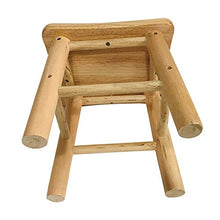 KELUNIS Sgabello con Gradini in Legno Massello, Poggiapiedi Leggero Fatto A Mano Piccola Panchina Domestica per Cucina, Soggiorno, Camera da Letto,B
