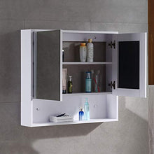 Bathroom mirror Armadio con Specchio per Bagno in Legno Massello, Armadio A Muro per Armadietto con Specchio, 60 Cm / 70 Cm