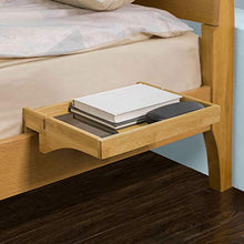 SoBuy Vassoio da letto Mensole per Camerette Comodino Piccolo Portaoggetti sul Comodino Legno NKD01-N