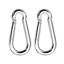 VGEBY Moschettone Swing 2Pcs Heavy Duty Carabiner di Alluminio per Kids Swing Arrampicata Amaca Portachiavi