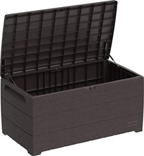 Duramax CedarGrain Durabox Scatola portaoggetti Esterni e mobili da Giardino, Struttura in Legno e plastica richiudibile, Marrone