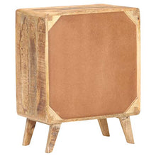 Tidyard Credenza Armadietto da Cucina di Legno Armadietto da Ufficio con 3 Cassetti Stile Vintage Mobiletto Ingresso 60x35x75 cm