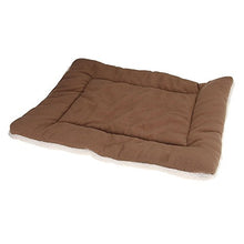 Fltaheroo Tappeto in Cuscino Letto Addormentato Marrone Tessuto di Velluto per Cane Gatto Pet S