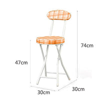 GAOJIAN Home Sedia Moderna Schienale Sedia Sedia in Metallo Portatile Sedia Pieghevole per Computer Peso Massimo 90 kg, a