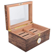 Custodia per Sigari, Scatola Portaoggetti per Portasigari da Esterno da Viaggio Portatile in Legno di Cedro, Regalo Adatto per i Tuoi Amici e te Stesso, Design Elegante e Lussuoso