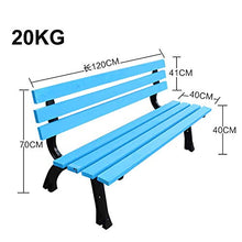 GaoF Panchine in ghisa per Cortile Esterno, Panca da Giardino per Esterni in Legno massello Anti corrosivo, Panchine per Portico per mobili da Esterno, Carico 660 libbre/ospitare 2-4 Persone