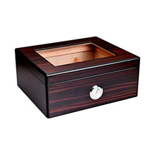 Humidor Humidor per Sigari in Legno Massello Scatola per Sigari in Legno di Cedro Naturale Professionale umidità Costante E Idratante Rifiuta Gli Insetti Melanzane Possono Contenere 50