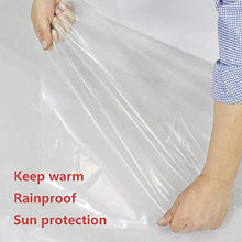 JX-PEP Trasparente incatramata, Clear Panno Tarp, Foglio Tenda Telo di plastica, per Uso Esterno coperture Impermeabili Tarp Pioggia Panno, Stare al Caldo, Protezione Solare,2 * 8m
