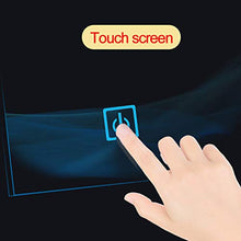 Xinyang 70x120cm Lampada a risparmio energetico per specchio da trucco a parete con specchio a LED con pulsante a sfioramento anti-appannamento impermeabile