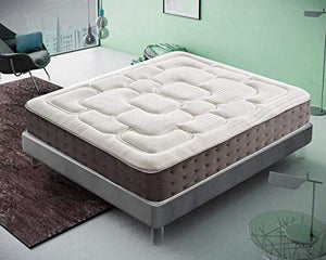Materassiedoghe - Materasso Matrimoniale Memory a 9 Zone differenziate - Alto 30 cm - Presidio Medico - Antiacaro - Ortopedico - 100% Made in Italy
