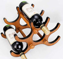 Portabottiglie per Vino Squisito Portabottiglie Decorazione in Legno Portabottiglie per Vino per Uso Domestico Creativo Europeo Espositore per scaffale 36 * 20,5 * 23,5 cm Portaoggetti