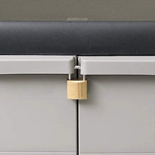 Estink Armadio con 1 Ripiani, con 2 Porte e 1 ripiano Regolabile ventilato, Richiudibile Tramite Lucchetto (Non Incluso Lucchetto), 65 x 38 x 87 cm