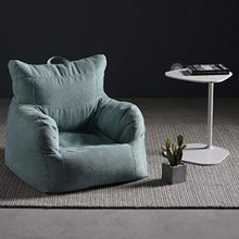 Poltrone Pigro Divano Sofa Estraibile e Lavabile Svago Pigro Divano Schienale Camera da Letto Carino Affitto (Color : Blue, Size : 80 * 78 * 63cm)