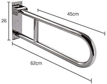 Maniglioni da Bagno Bagno corrimano a Parete, Servizi igienici Pieghevole Antiscivolo Sicurezza corrimano disabili Donne anziane in Stato di Gravidanza Accessori da Bagno