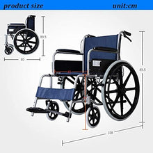 Carrozzine Semoventi, Transit Portatile da Viaggio Self-Service, Portatile Leggero Pieghevole da Viaggio per E per I Disabili/Anziani Sedia da Trasporto in Alluminio Troll A