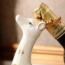 N/Z Arredamento per la casa Artigianato Decorazione Creativo Portabottiglie Decorazione Soggiorno Armadietto del Vino Europeo Decorazione in Ceramica Mestiere dei Cervi