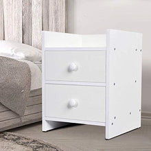 Regalo di Luglio Comodino, Comodino Camera da Letto estetica Semplice Comodino Stile Moderno Comodino Tavolo in Legno Mensola, Tavolo Camera degli Ospiti Casa per Camera da Letto Principale(White)