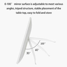 AOIWE Specchio per Il Trucco Specchio Smart Mirror Specchio per Trucco per vanità con luci e ingrandimento, Specchio Ricaricabile, sensore tattile, Specchio cosmetico da Tavolo Portatile