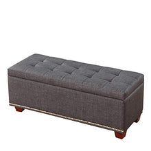 Pouf Contenitore Panche Sgabello Cassa pieghevole del tessuto del cuoio dello sgabello del piede del contenitore di giocattoli di stoccaggio per il grande coperchio del poggiapiedi del letto per soggi