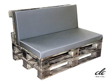 clc Divano divanetto 2 posti in Pallet EPAL per Esterno e Giardino -Made in Italy- Country, 120x80x78