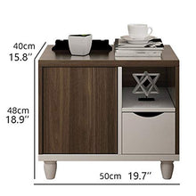 FEANG Moda Comodino Comodino Comodino Moderno armadietto Multifunzionale Armadio Armadio per armadietto, tavolino con cassetti e scaffale