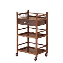 Jia He Carrello Carrello, carrello dell'attrezzatura di bellezza a tre livelli con il carrello dell'attrezzatura di parrucchiere del carrello del salone di bellezza del carrello del salone di bellezza