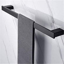 Portasciugamani Singolo Nero portasciugamani da Terra in Acciaio Inox 304 portasciugamani da Parete Porta Asciugamani da Bagno in Stile Moderno (Misura: 50cm)