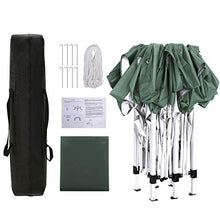 YUEBO Gazebo 6x3 Impermeabile Gazebo Pieghevole Professionale Gazebo Impermeabile con pareti Tenda Gazebo Campeggio Tendone per Feste, Verde