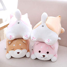 YiXing, 1 pezzo Shiba Inu cane peluche peluche peluche peluche cuscino bambino super morbido cane cuscino culo cane cuscino bambini giocattoli regalo ragazza (colore come mostrato, altezza: 30cm)