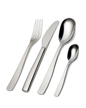 Alessi KnifeForkSpoon AJM22S24M Servizio Completo di Posate di Design, 24 Pezzi in Acciaio Inox & Ajm19S5 L Set Di Mestoli Da Cucina Di Design In Acciaio Inossidabile 18/10, 5 Pezzi.