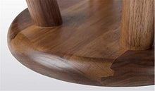 HBING Mobili Panca in Legno massello Sgabello Sgabello per Bambini Panca Scarpa Semplice Noce Nero Legno Sgabello da Salotto per Adulto Adatto per Giardino e Campeggio