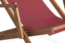 Sdraio AFRODITE in frassino tinto teak (Rosso Melange)