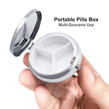 TIANAIS - Contenitore rotondo per pillole, stile Doraemon 412, piccolo contenitore per pillole, compatto e leggero