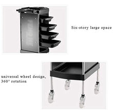 Carrelli portaoggetti Carrello portatile multifunzionale del carrello di bellezza del carrello di rotolamento dei capelli di stoccaggio del barbiere del carrello del salone del salone con i cassetti &