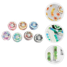 Toddmomy 7 Rotoli di Frutta Candy DOT Washi Tape Set Adesivi Rotondi per Journal Planner Fai da Te Scrapbooking Notebook Decalcomanie (Colori Casuali)